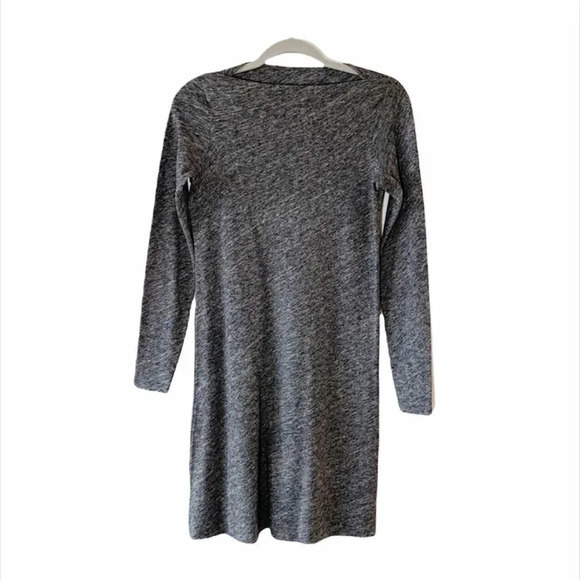 Eileen Fisher Dresses & Skirts - Eileen Fisher Dark Heather Gray Boatneck Sweater Dress Petite Small Wool Blend‎